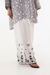 Stitched Linen Embroidered Shalwar